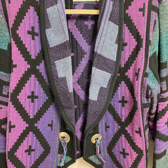 Vintage Kokopelli Open Front Jacket - Picture 4 of 12